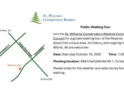 Openhouse map for Norfolk Woodlot Owners newsletterv4